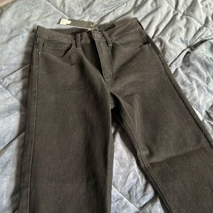Black jeans never worn size 25 straight leg high waist